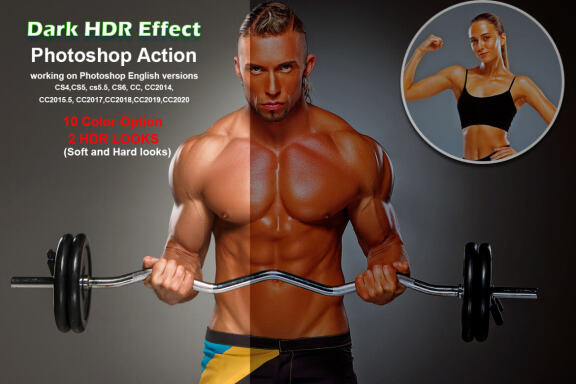 Dark HDR Effect Photoshop Action