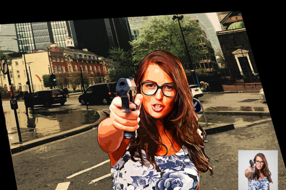 GTA Cartoon Effect Photoshop Action