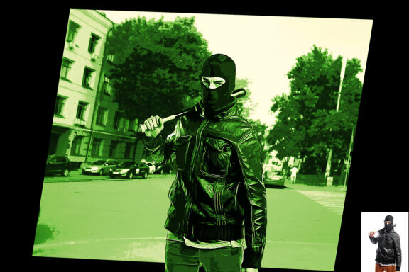GTA Cartoon Effect Photoshop Action