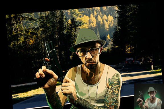GTA Cartoon Effect Photoshop Action