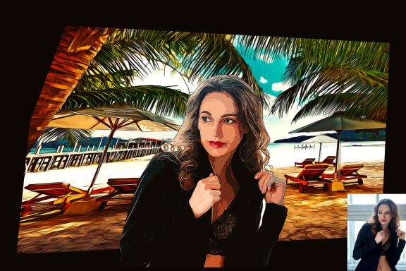 GTA Cartoon Effect Photoshop Action