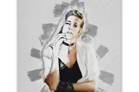 Pencil Sketch Photoshop Action Vl-2