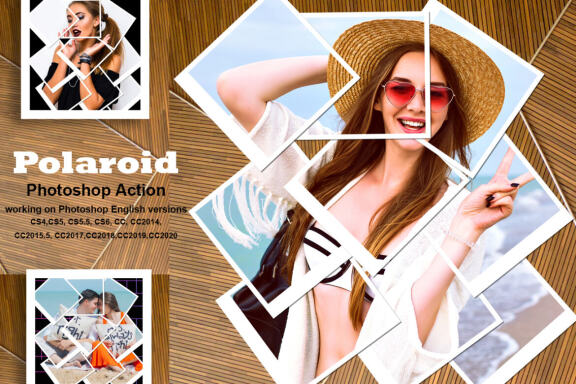 Polaroid Photoshop Action