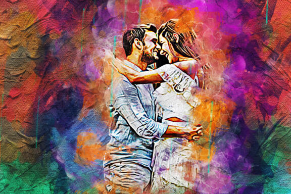 Canvas Paint Photoshop Action