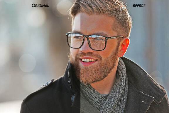 Glossy HDR Effect Photoshop Action