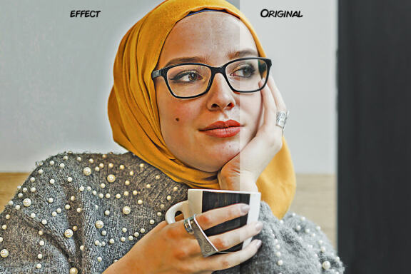 Glossy HDR Effect Photoshop Action