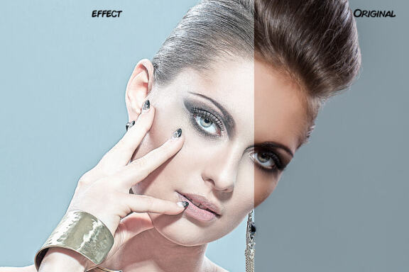 Glossy HDR Effect Photoshop Action