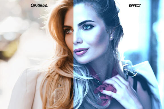 Glossy HDR Effect Photoshop Action