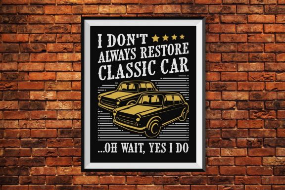 Classic Car Quotes for T-Shirt or Post on Social media