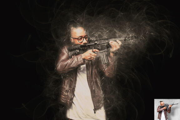 Smoke Effect Photoshop Action