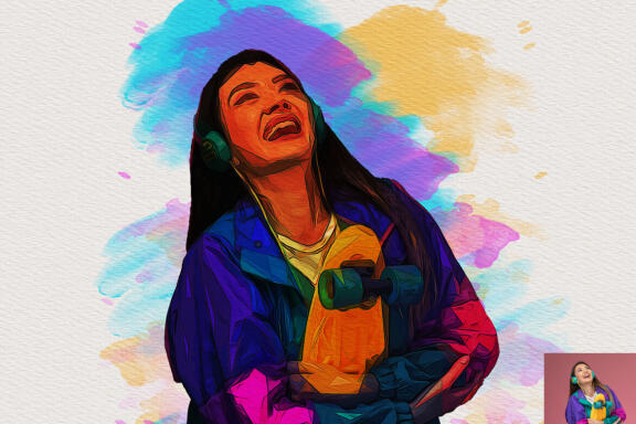 Advance Oil Paint Photoshop Action