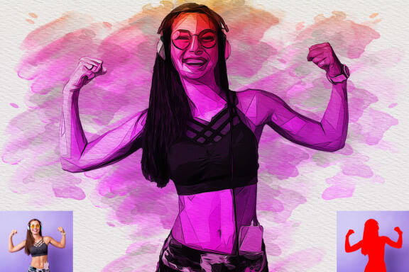 Advance Oil Paint Photoshop Action