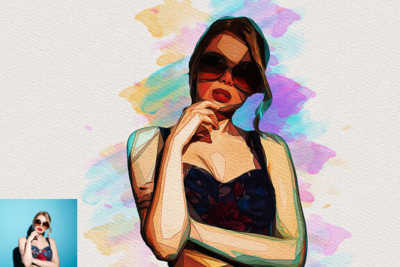 Advance Oil Paint Photoshop Action