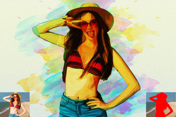 Advance Oil Paint Photoshop Action