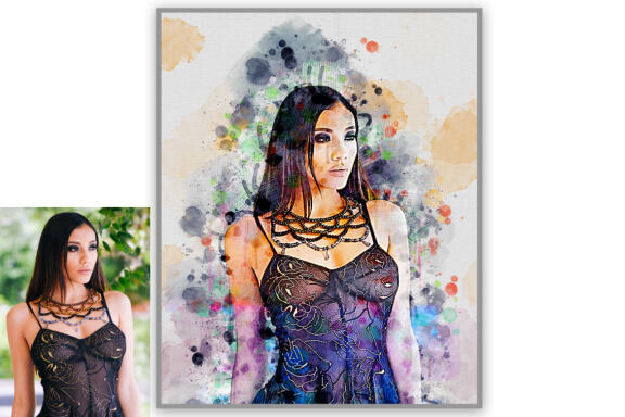 Canvas Painting Photoshop Action