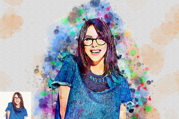 Canvas Painting Photoshop Action