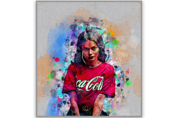 Canvas Painting Photoshop Action