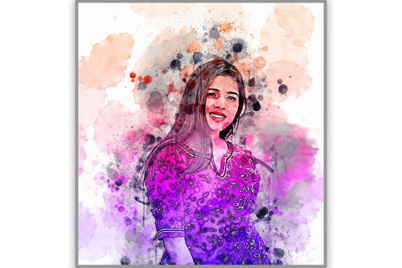 Canvas Painting Photoshop Action