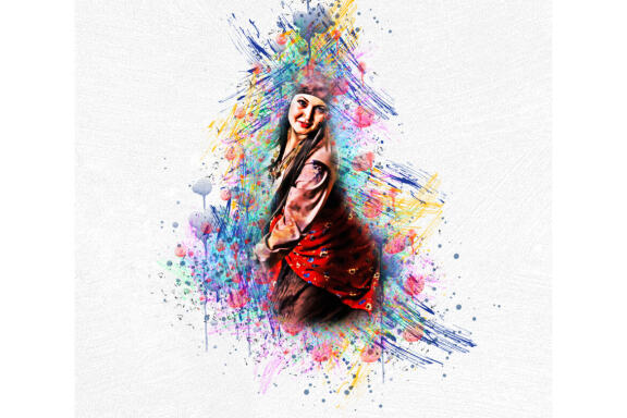 Canvas Painting Photoshop Action