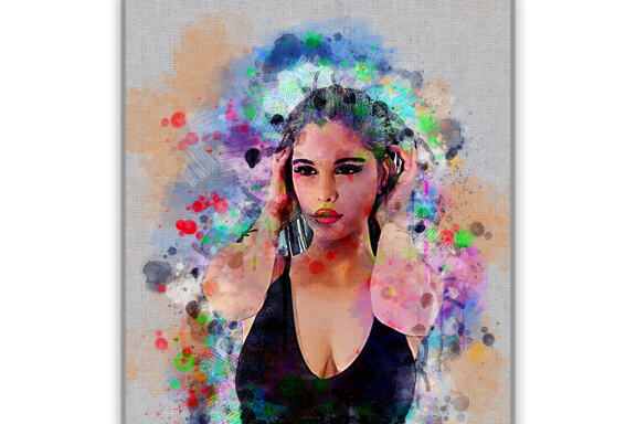 Canvas Painting Photoshop Action