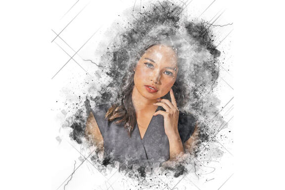 Mixed Media Art Photoshop Action