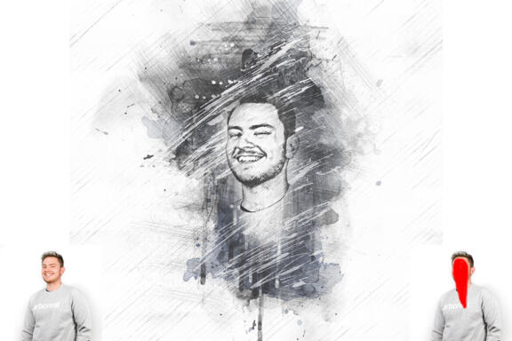Pro Sketch Portrait Photoshop Action