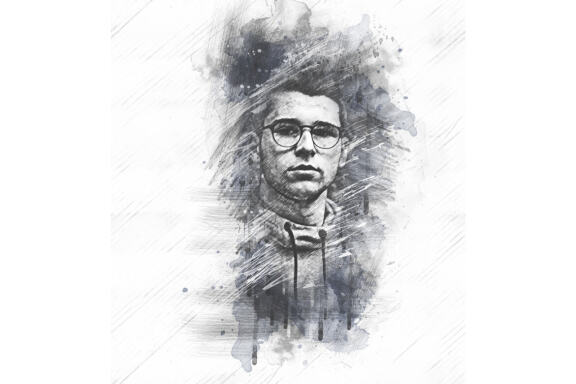 Pro Sketch Portrait Photoshop Action