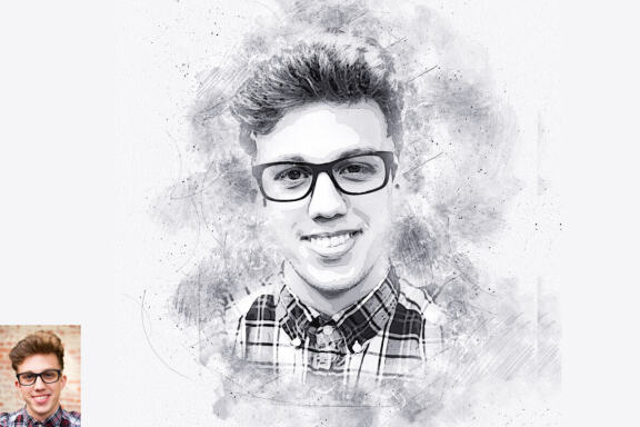 Sketching Drawing Photoshop Action