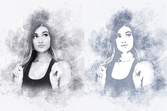 Sketching Drawing Photoshop Action