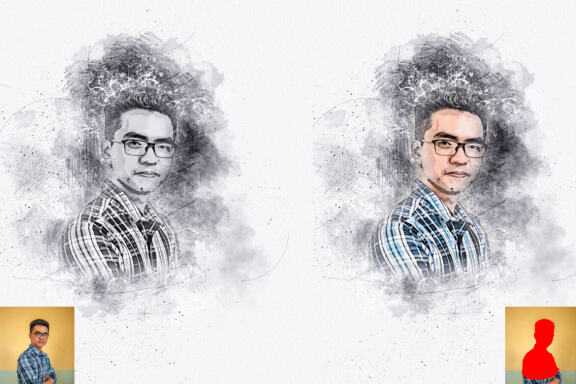 Sketching Drawing Photoshop Action
