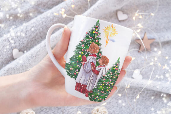 Christian Christmas Clipart, Holy Night Sublimation