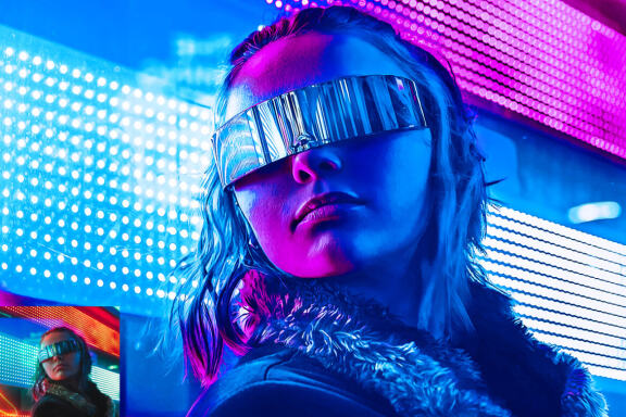 Canva Cyberpunk Photoshop Action