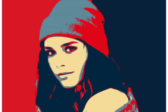 Hope Poster Style FREE Photoshop Action