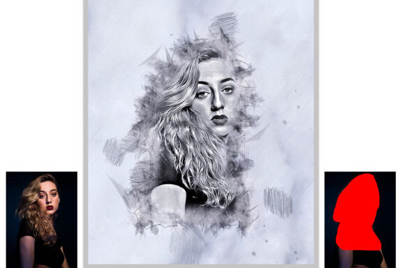 Ink Sketch Art Photoshop Action