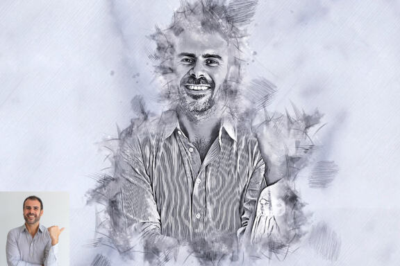 Ink Sketch Art Photoshop Action