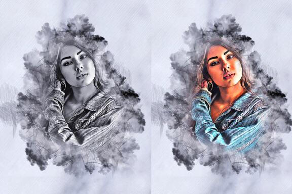 Ink Sketch Art Photoshop Action