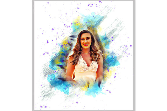 Mixed Watercolor Photoshop Action