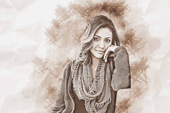 Portrait Sketch Art Photoshop Action