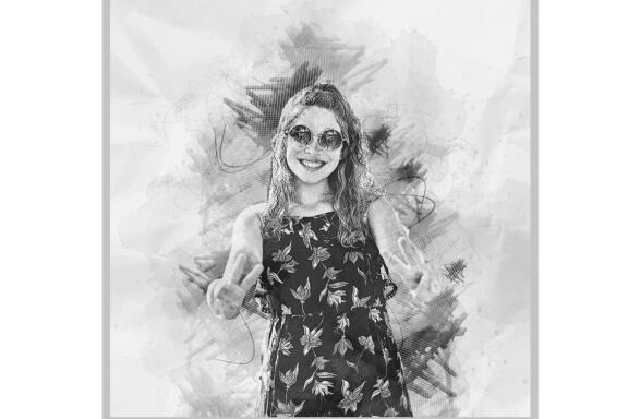 Portrait Sketch Art Photoshop Action