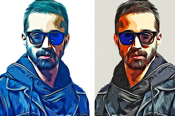 Posterize Effect Photoshop Action