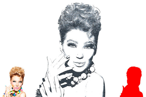 Realistic Engraving Effect Photoshop Action