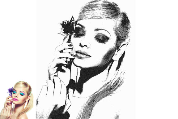 Realistic Engraving Effect Photoshop Action