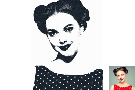 Realistic Engraving Effect Photoshop Action