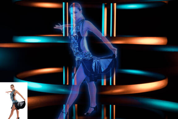 Retro Hologram Effect Photoshop Action