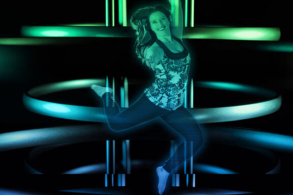 Retro Hologram Effect Photoshop Action