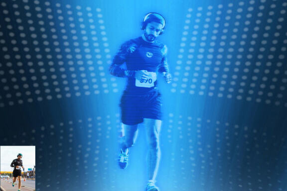 Retro Hologram Effect Photoshop Action