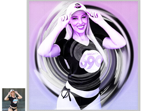 Twirl Paint Photoshop Action