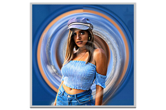 Twirl Paint Photoshop Action