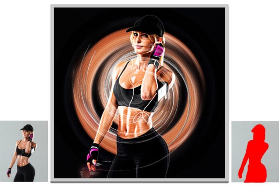 Twirl Paint Photoshop Action