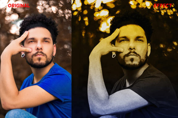 Bold Colorful Portrait Photoshop Action